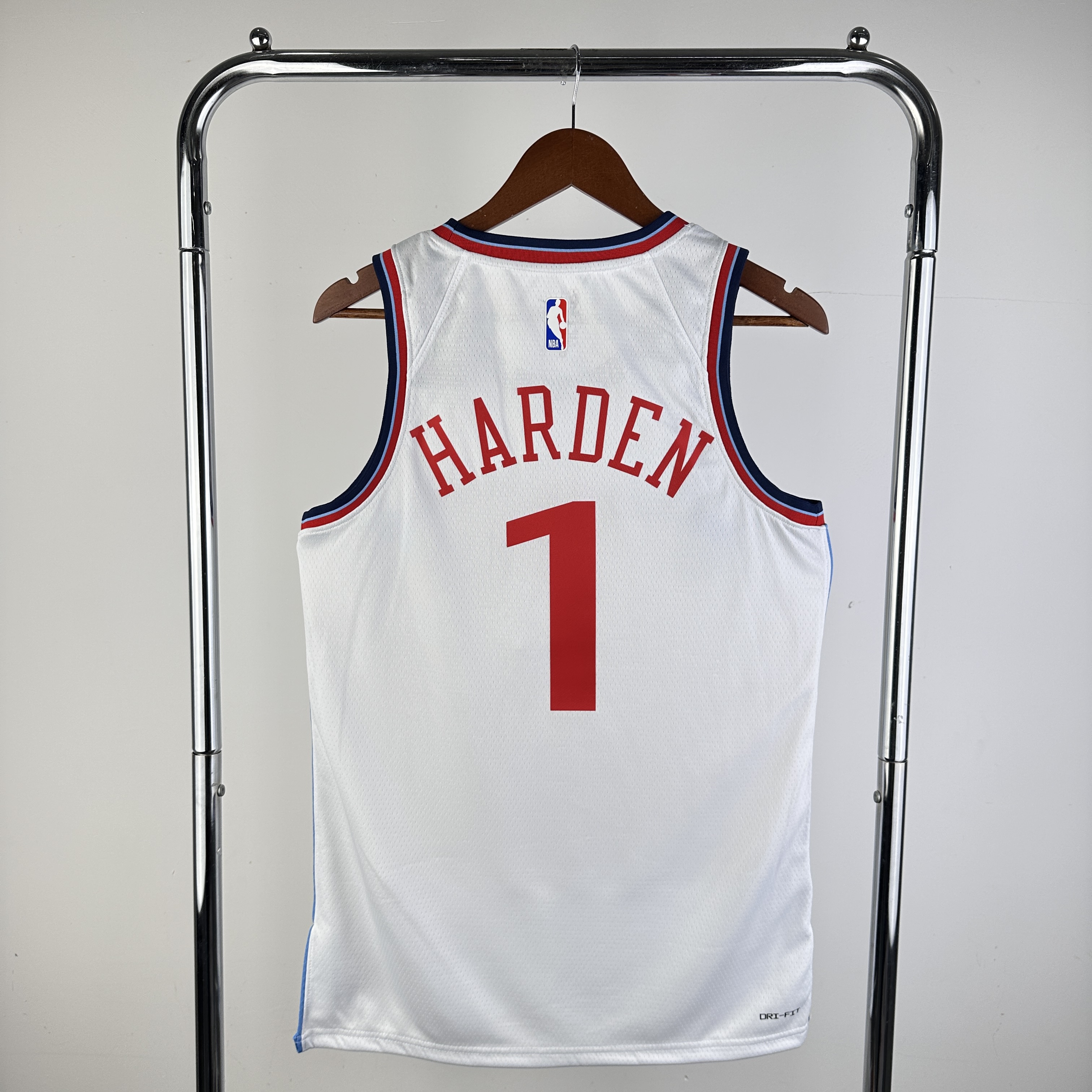 Men Los Angeles Clippers #1 Harden White Season Nike 2024 NBA Jersey->san antonio spurs->NBA Jersey